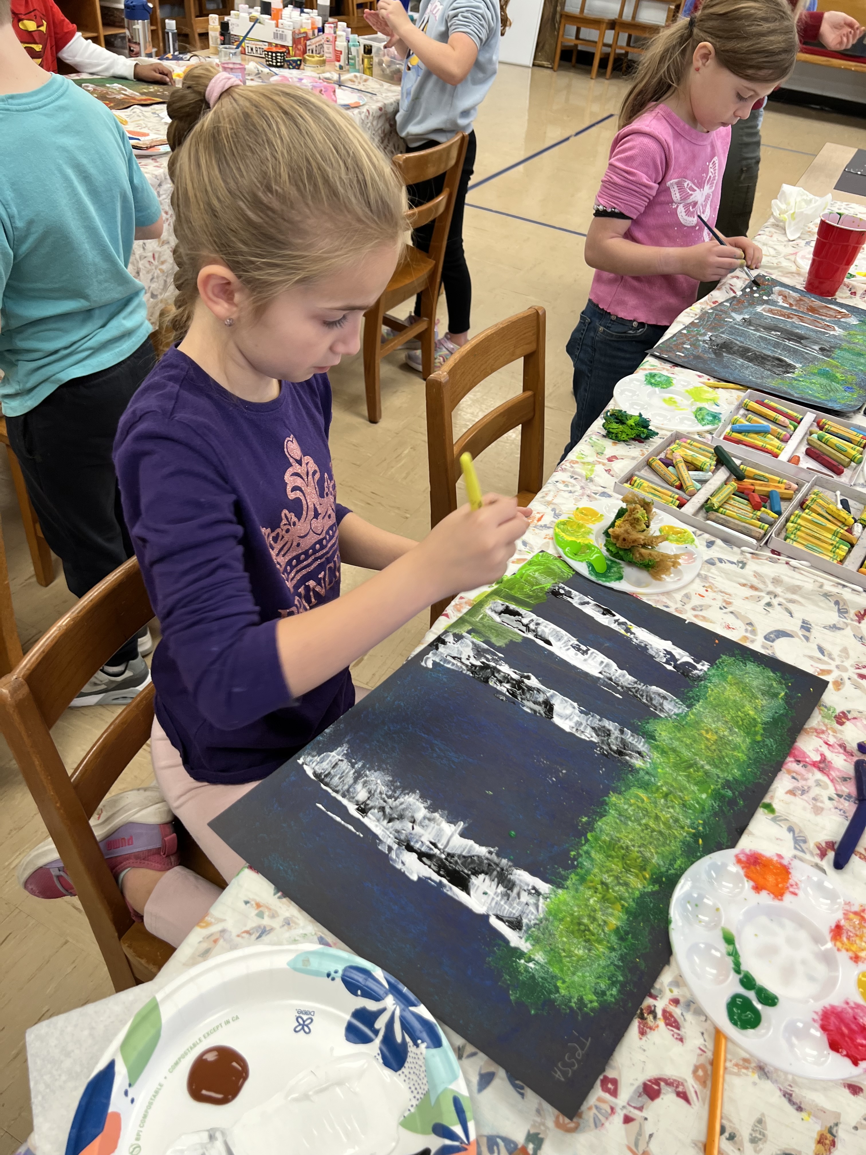 Students learning together